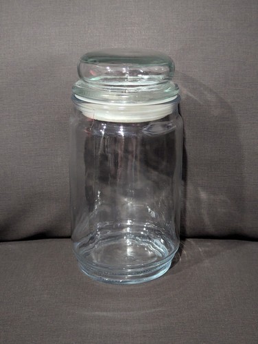 Empty Glass Candle Jars