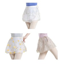 Women Ballet Wrap Skirt Lady Long Sheer Dance Skirts Chiffon Ballet Skirt