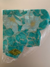 Vintage Japanese Paper Napkin Made In Japan Scallop Floral edge vintage