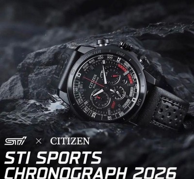 CITIZEN エコドライブ Citizen x SUBARU STI Sports Chronograph 2026 Eco-Drive Limited 500