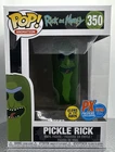 Funko Pop Pickle Rick #350 Glow Exclusive Rick and Morty Collectible Figure