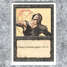 Unholy Strength 125 NM NF Common MTG Revised Edition 1994 Vintage Format Magic