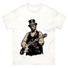Abraham-Lincoln-Abe-Lincoln-Playing-Guitar-Retro-Vintage-T-Shirt
