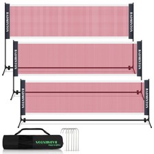 Badmintonnetz Outdoor Tennis Volleyballnetz Höhenverstellbar Tragbar Federball