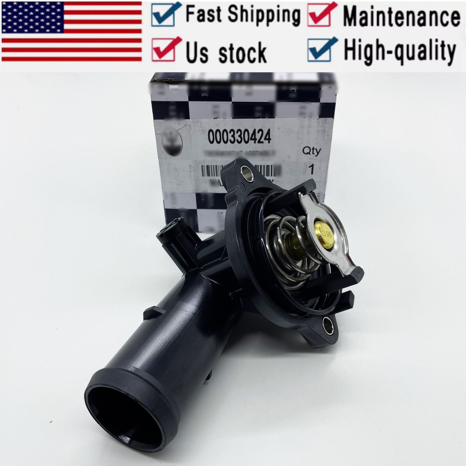 New 330424   Thermostat for Maserati Ghibli Levante Quattroporte Gasoline Cars