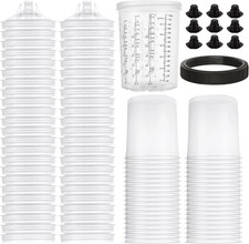 27 Oz Disposable Paint Cups For Hvlp Spray Gun 27 Ounce 800ml Cups Kit With 45