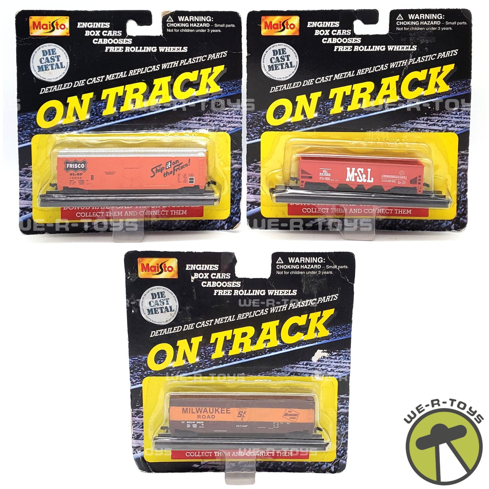 Maisto On Track Die Cast Replicas With track Lot of Three 2000