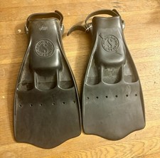 ScubaPro Scuba Pro Fin Jet Fins Size Large Black Diving Snorkeling Made in USA