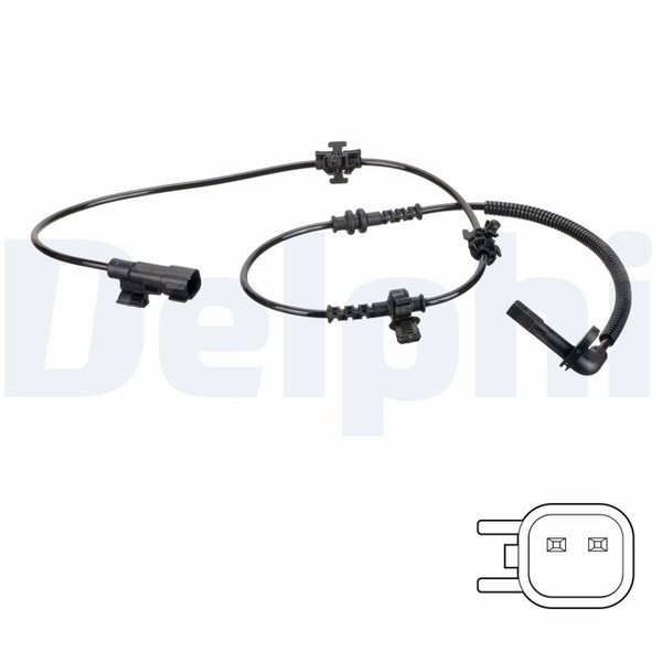 ABS Sensor Raddrehzahl Delphi SS20773 FüR Opel Astra B16 Sports Tourer Turbo CNG-image