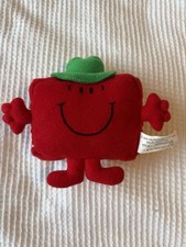 McDonald's Happy Meal Toy Mr Men Mr Strong Plush Soft Toy 1999 Vintage