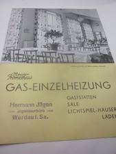 43015 Prospekt Meurer Prometheus 1938 Gas-Einzelheizung Gaststätten Säle Kinos