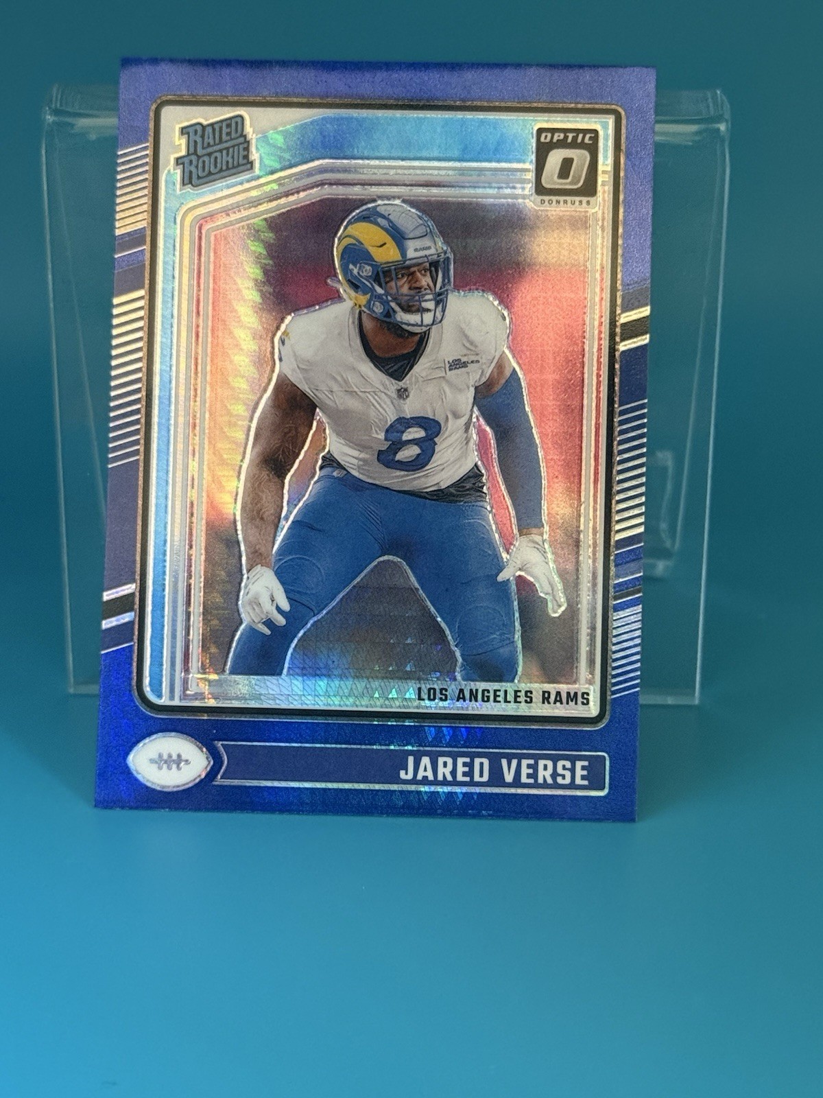 2024 Optic Jared Verse Rated Rookie Blue Hyper #242 RC
