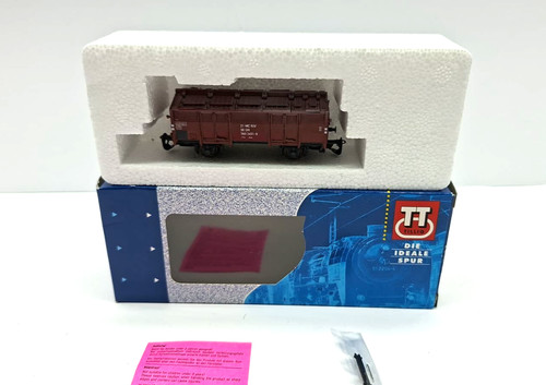 Tillig 1:120 TT 14711 vagón con tapa plegable diseño km de la República Democrática Alemana envejecido en embalaje original | Zustand: Gebraucht