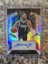 2022-23 Panini Select Rookie Signatures /249 Jaden Hardy #RS-JHD Auto 
