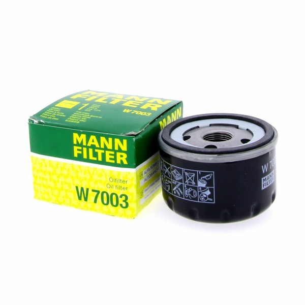 Mann ÖLfilter Fahrzeugfilter W7003 Filter Passend FüR Alfa Romeo Fiat Lancia-image