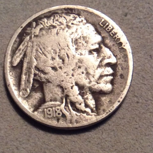 1918-S BUFFALO NICKEL  D-1 YOU GRADE FREE SHIPPING