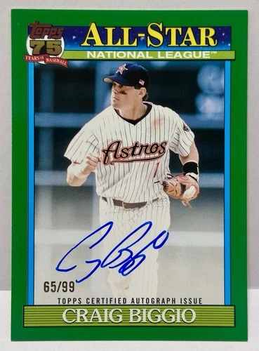 2026 Topps Series 1 Craig Biggio Red Foil (RAW)