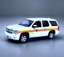 Greenlight 1:43 Diecast model 2011 Chevrolet Tahoe, FDNY Emergency Car