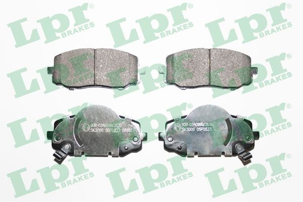 LPR Bremsbelagsatz Scheibenbremse 05P1633 FüR PB Hyundai PBT I20 1 2 GB IB Van-image