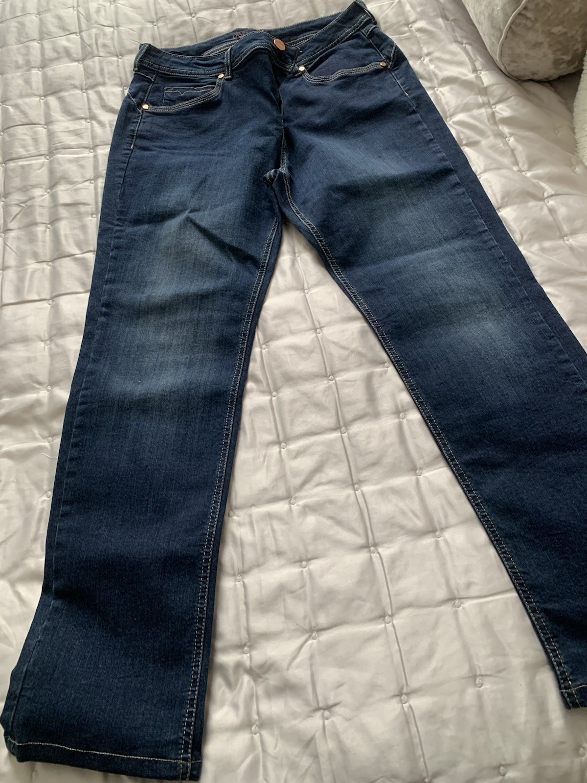 M And S Peruna Slim Blue Jeans Size 16