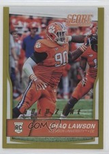 2016 Score Rookies Jumbo Gold Zone 5/99 Shaq Lawson #399 0q3
