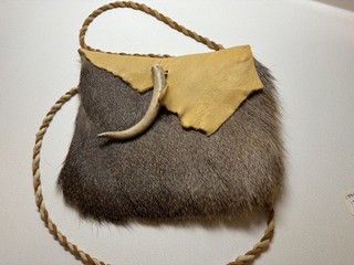 BLACK POWDER MUZZLELOADER POSSIBLES BAG LEATHER MUSKET FLINTLOCK PERCUSSION BAG