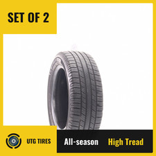 Set Of 2 Used 20555r16 Michelin Defender 2 91h - 932 Set Of 2 Used 20555r16 Michelin Defender 2 91h - 932