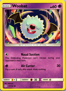 Woobat 87/236 Cosmic Eclipse Common