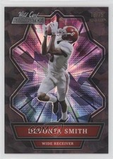 2021 Wild Card Alumination Holo-Lux Black 18/75 DeVonta Smith Rookie RC o7m. rookie card picture