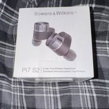 Bowers  Wilkins PI7 S2 Wireless Earbuds Black ANC Dual-Driver Audio