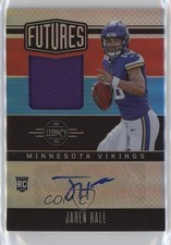 2023 Panini Legacy Futures Silver 151/249 Jaren Hall #FAPS-40 Patch Auto 18em