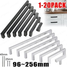 Door Handles Kitchen Cupboard Cabinet Drawer Pulls Boss Bar Stainless Steel Lot