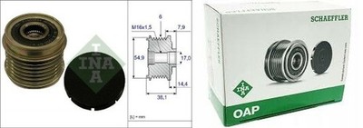 Generatorfreilauf INA 535 0176 10 FÜR PEUGEOT BOXER CITROEN JUMPER FIAT DUCATO