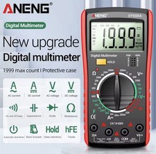 ANENG DT9205A Digital Multimeter True RMS AC/DC Volt Ohm Tester LCD Messgerät