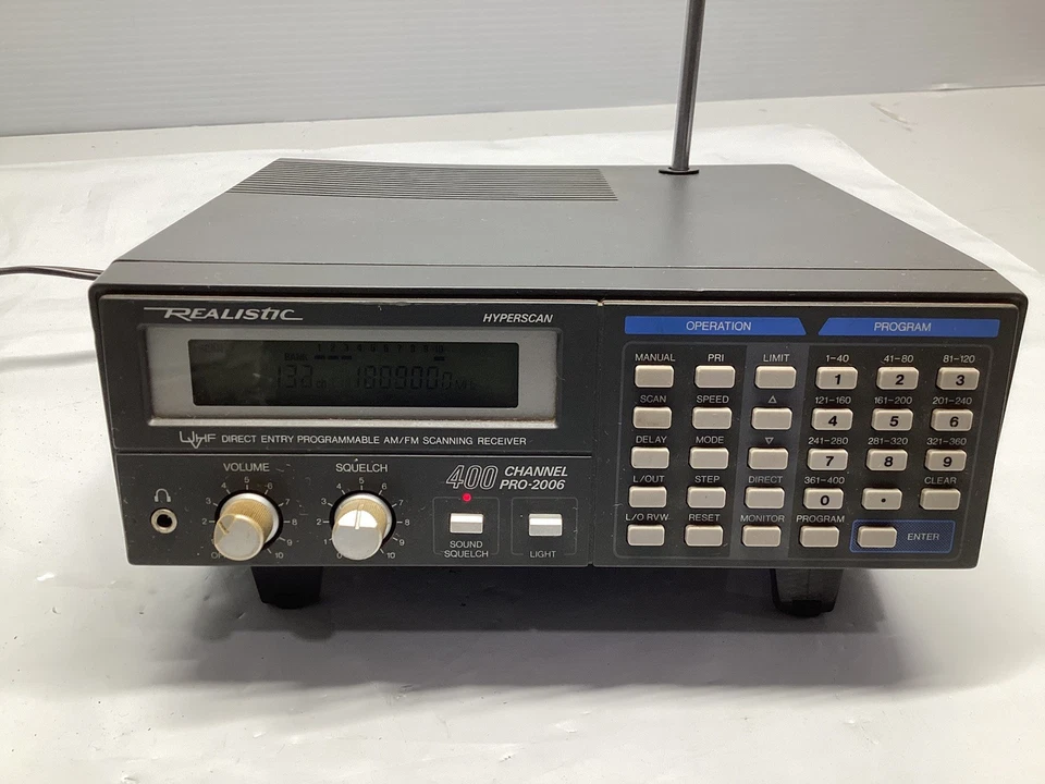 Realistic Hyperscan 20-145A 400 Channel PRO-2006 Programmable Scanning Receiver - Image 3 of 4