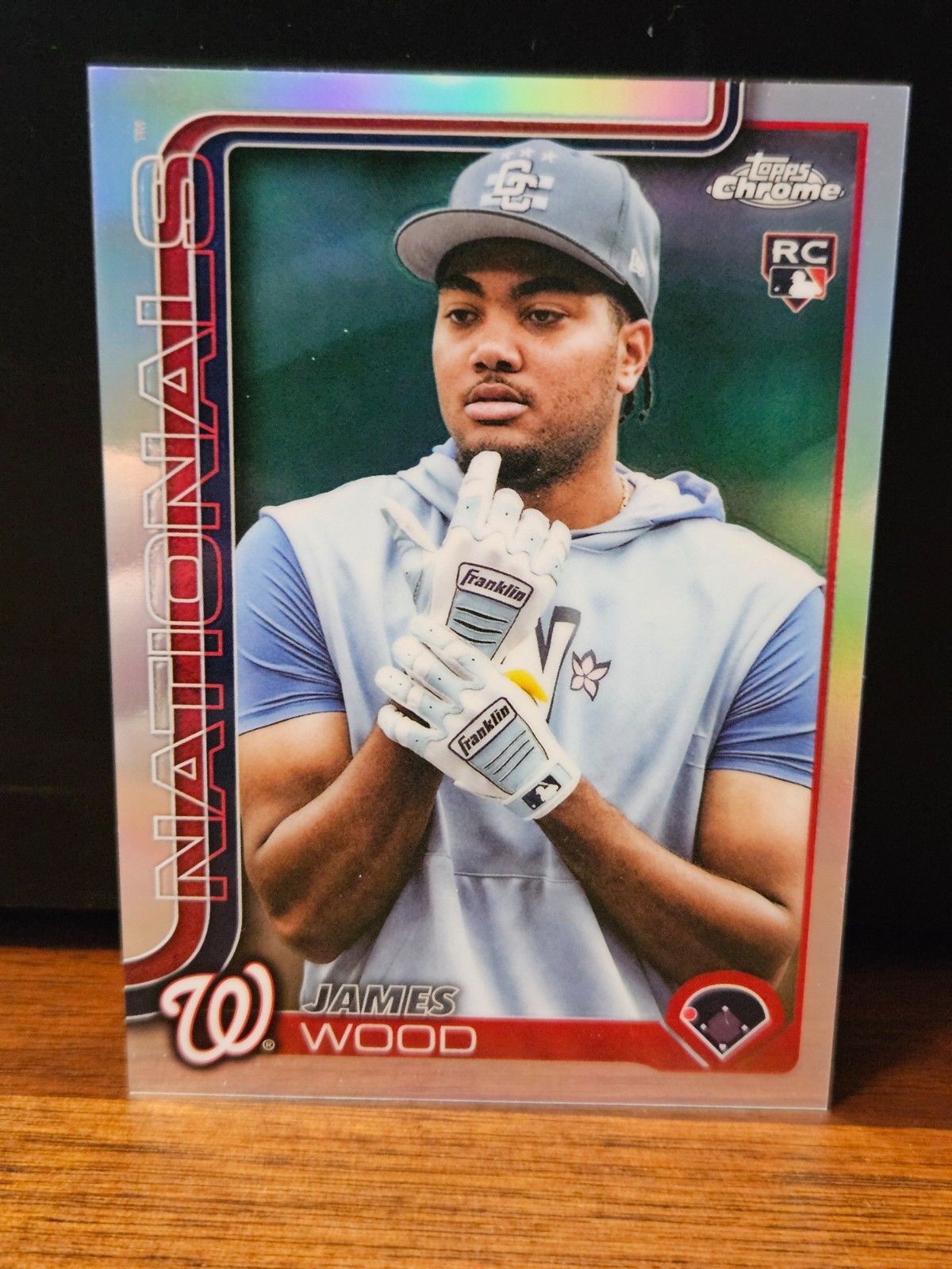 2025 Topps Chrome Update James Wood Image Variation Rookie RC SSP #USC95