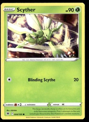 2022 Sword & Shield - Astral Radiance Scyther Basic/Common #4