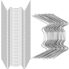 200 Pezzi Mini Clip per Serra da Appendere Acciaio Inox Vetro Fissaggio Filo