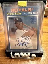 2019 Topps Archives - Fan Favorite Autographs 1971 Design Cookie Rojas 25 12/25