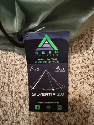 seek outside silvertip 2.0 dyneema tent w/ stove jack