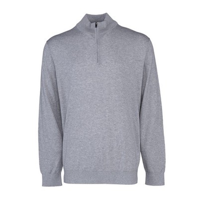 Hackett London Herren Pullover grau hochgeschlossen Baumwolle & Kaschmir Gr. XXL HM702785