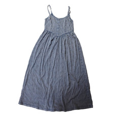 ASOS Blue Eyelet WOmens Maxi Dress Size 8 Outdoors BOHO Cottage Core Renaissance