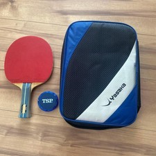 Yasaka Table Tennis Racket with Red/Black Rubber Case