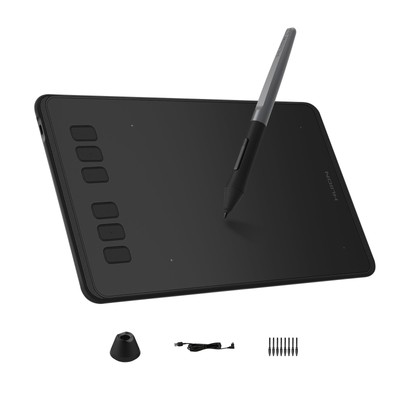 Inspiroy H640P Drawing Tablet, 6x4 inch Digital Art with Battery-Free Stylus,...