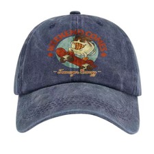 Vintage Weekend Skater Graphic Baseball Cap, Funny Coffee Character Everyday Hat