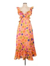 Show Me Your Mumu Women Orange Cocktail Dress L