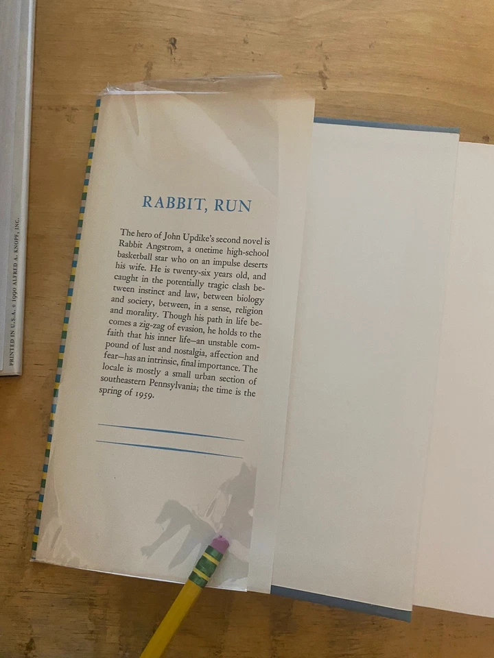 John Updike Lot Of 4 Books Rabbit Is Rich At Rest Run Redux First Editions HCDJ - Image 4 of 4