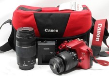 Canon EOS Rebel T6 DSLR Camera Kit 18-55mm + 75-300mm Lens Battery Charger