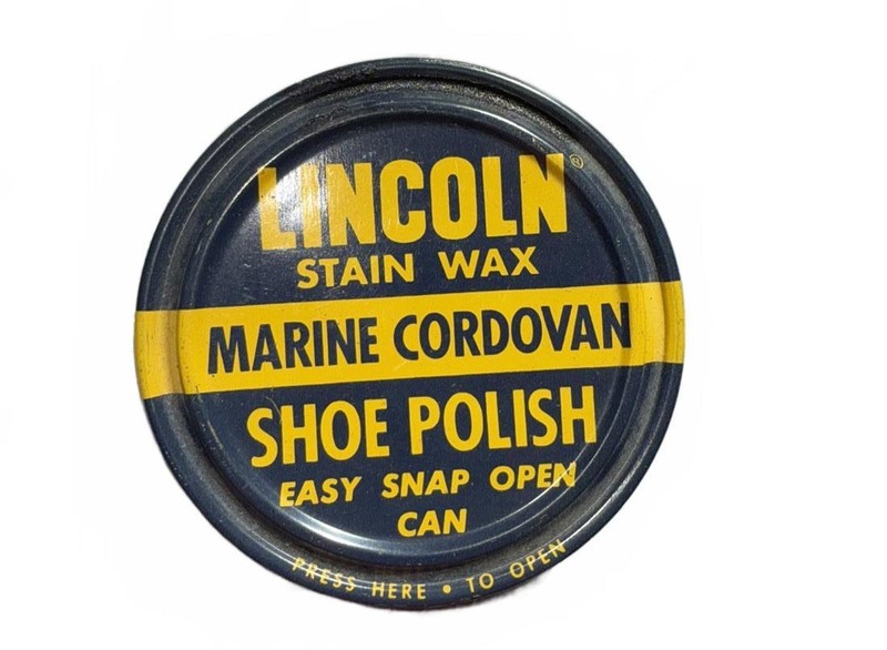 VTG Lincoln Marine Cordovan Stain Wax Shoe Polish