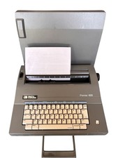 Smith Corona Model 5A Portable Electric Typewriter Vintage Premier 100 Tested thumbnail